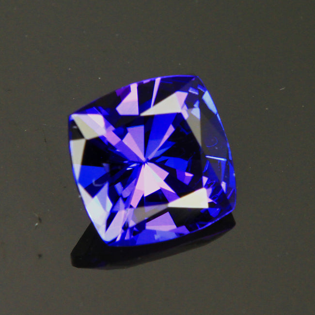 Tanzanite Square Cushion 3 Carats