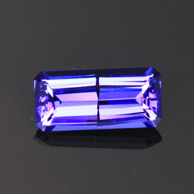 special cut emerald cut tanzanite gemstone
