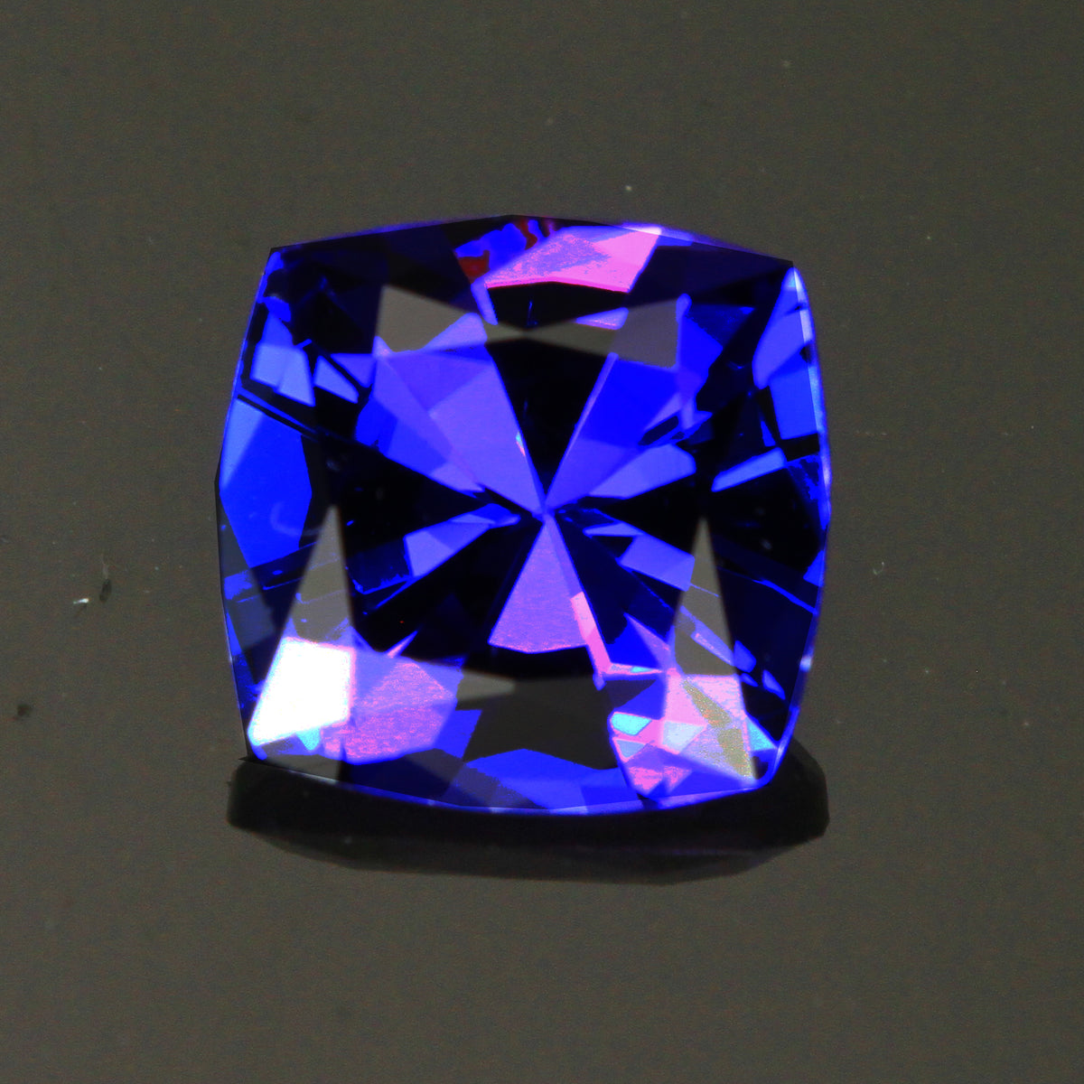 Tanzanite Square Cushion 3 Carats