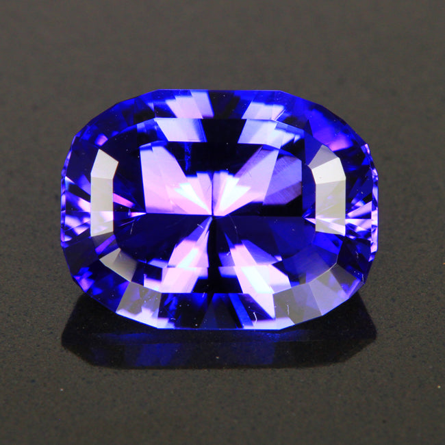 antique cushion tanzanite gemstone 