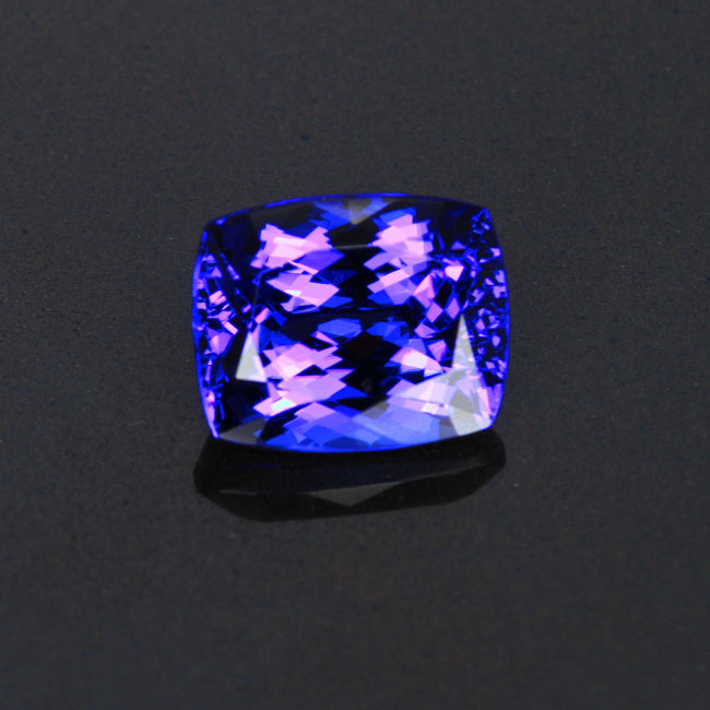 Blue Violet Antique CushionTanzanite 3.61 Carats Gemstone