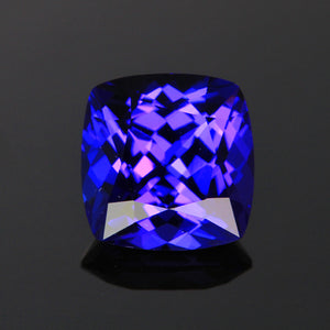 ON HOLD FOR ISABEL Square Cushion Tanzanite Gemstone 4.09 Carats
