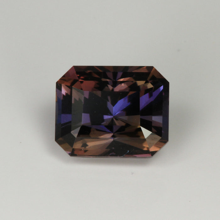 Blue Violet Emerald Cut Tanzanite Gemstone 5.45 Carats