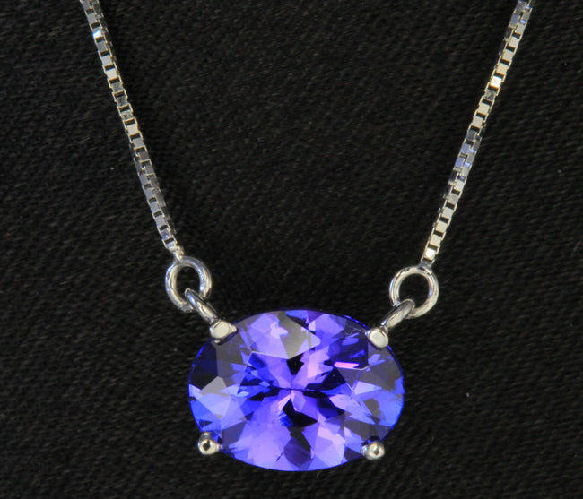 Tanzanite Oval Pendant