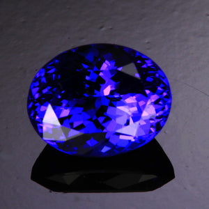 Blue Violet Exceptional Oval Tanzanite Gemstone 4.05 Carats