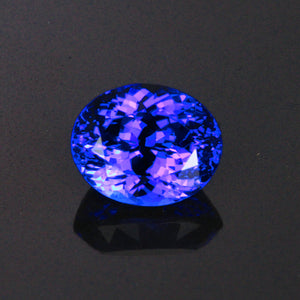 Blue Violet Oval Tanazanite Gemstone 5.49 Carats