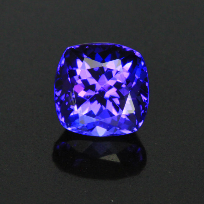 Blue Violet 1.35 Carats Square Cushion Tanzanite on hold Paulina