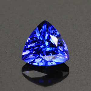 Violet Blue Vivid Trilliant Tanzanite Gemstone .92 Carats