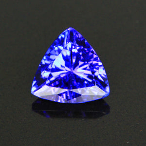 Violet Blue Vivid Trilliant Tanzanite Gemstone 1.27 Carats