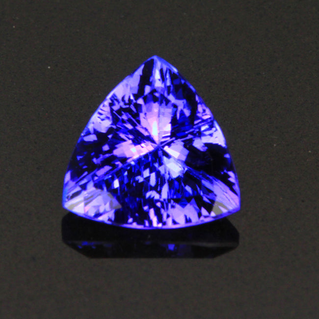 Blue Violet Vivid Trilliant Cut Tanzanite Gemstone  1.51 Carats