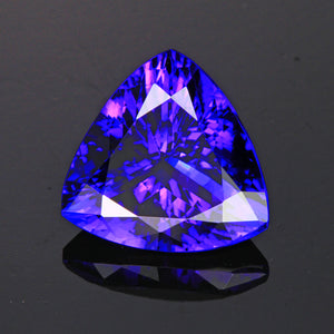 Blue Violet Trilliant Cut Tanzanite Gemstone 9.24 Carats