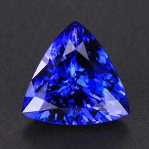 Violet Blue Trilliant Tanzanite Gemstone 3.66 Carats