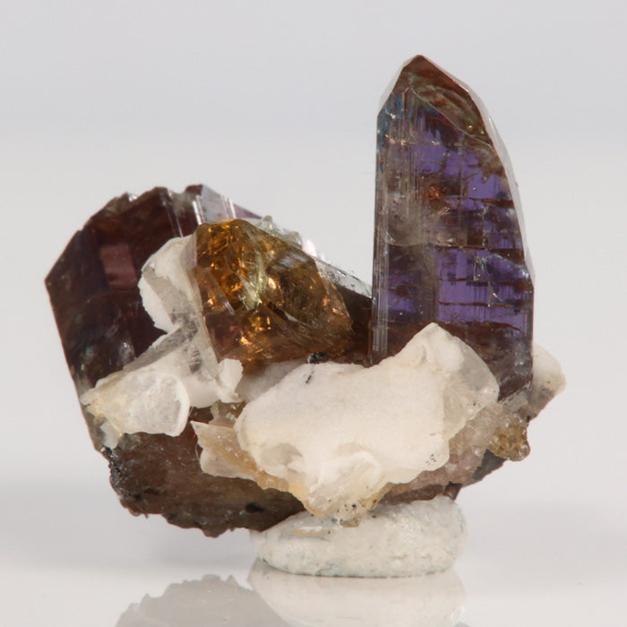 Natural Tanzanite Crystal Cluster on Matrix